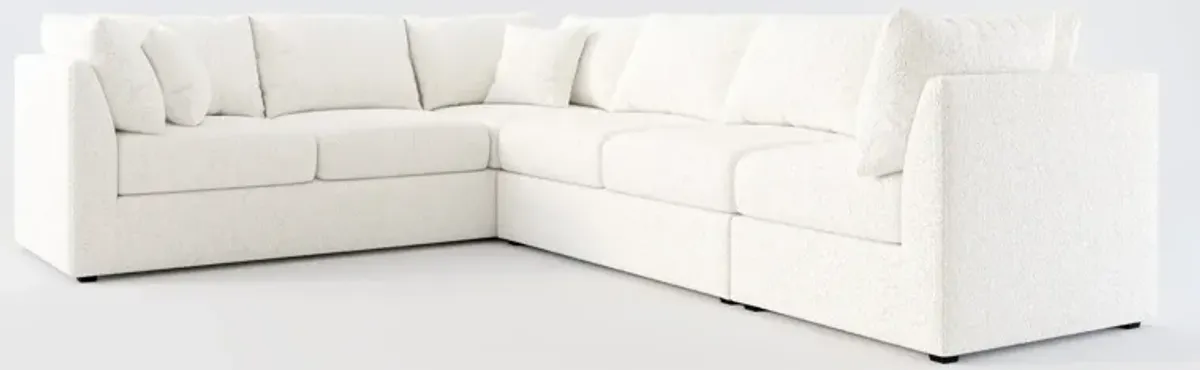 Nest Hybrid Comfort 3-Piece Large Sectional - River Rock Ivory