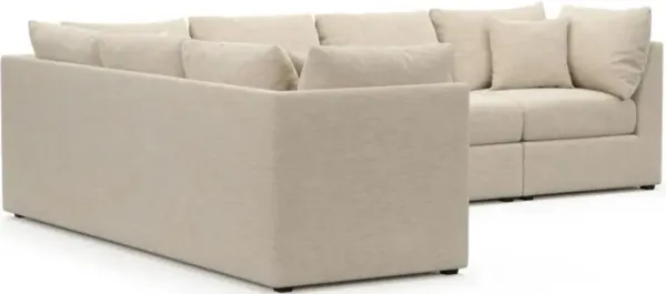 Nest Hybrid Comfort Sectional - Luscious Champagne