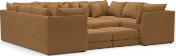 Nest Hybrid Comfort Sectional - Nora Camel