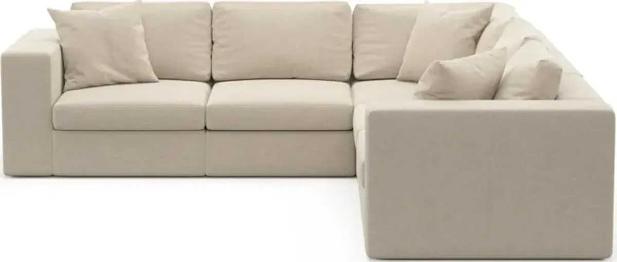 Collin Foam Comfort 5-Piece Sectional - Basker Antique