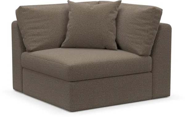 Collin Foam Comfort Corner Chair - Liv Umber