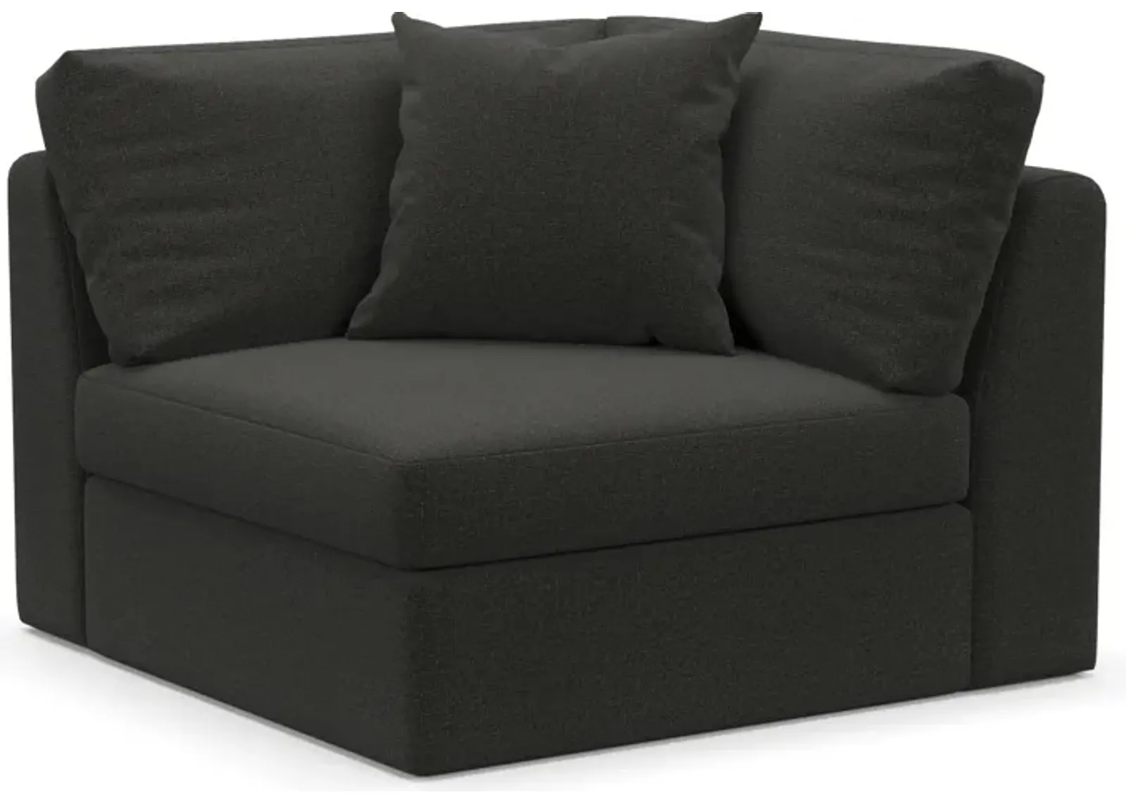 Collin Foam Comfort Corner Chair - Liv Onyx