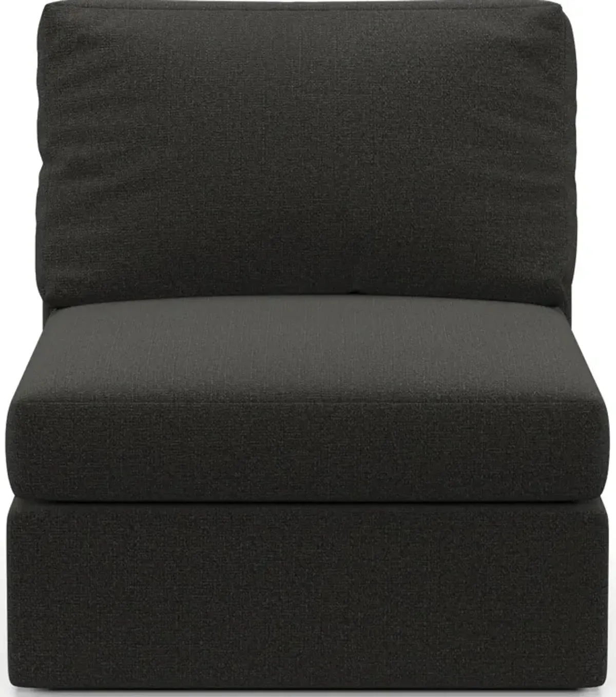 Collin Foam Comfort Armless Chair - Liv Onyx