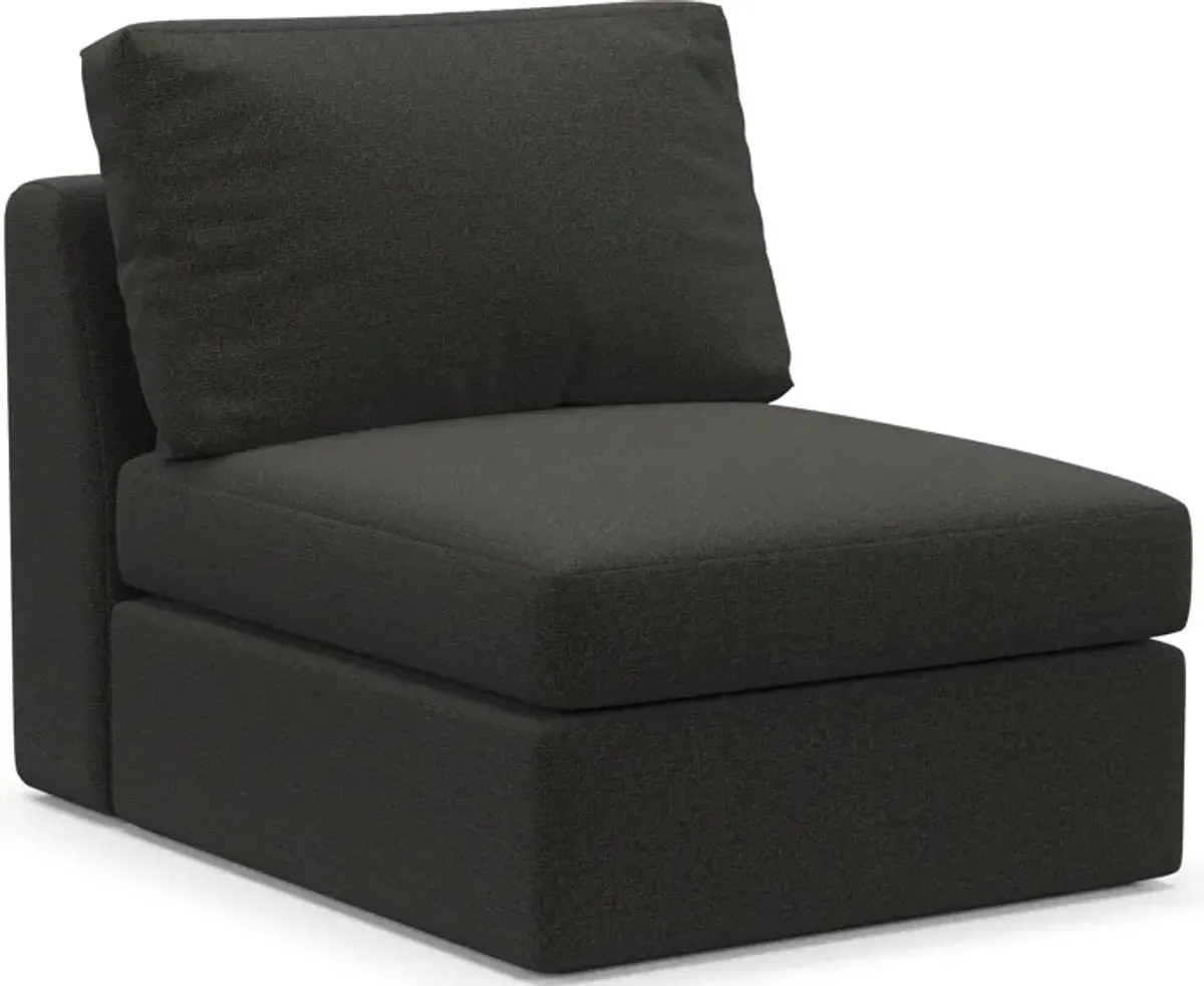 Collin Foam Comfort Armless Chair - Liv Onyx