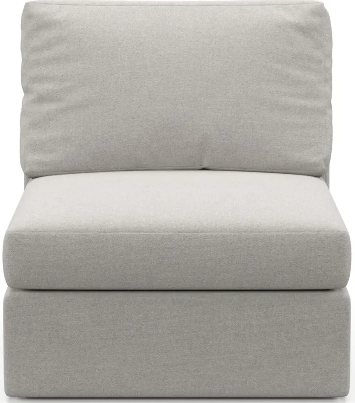 Collin Foam Comfort Armless Chair - Basker Dove