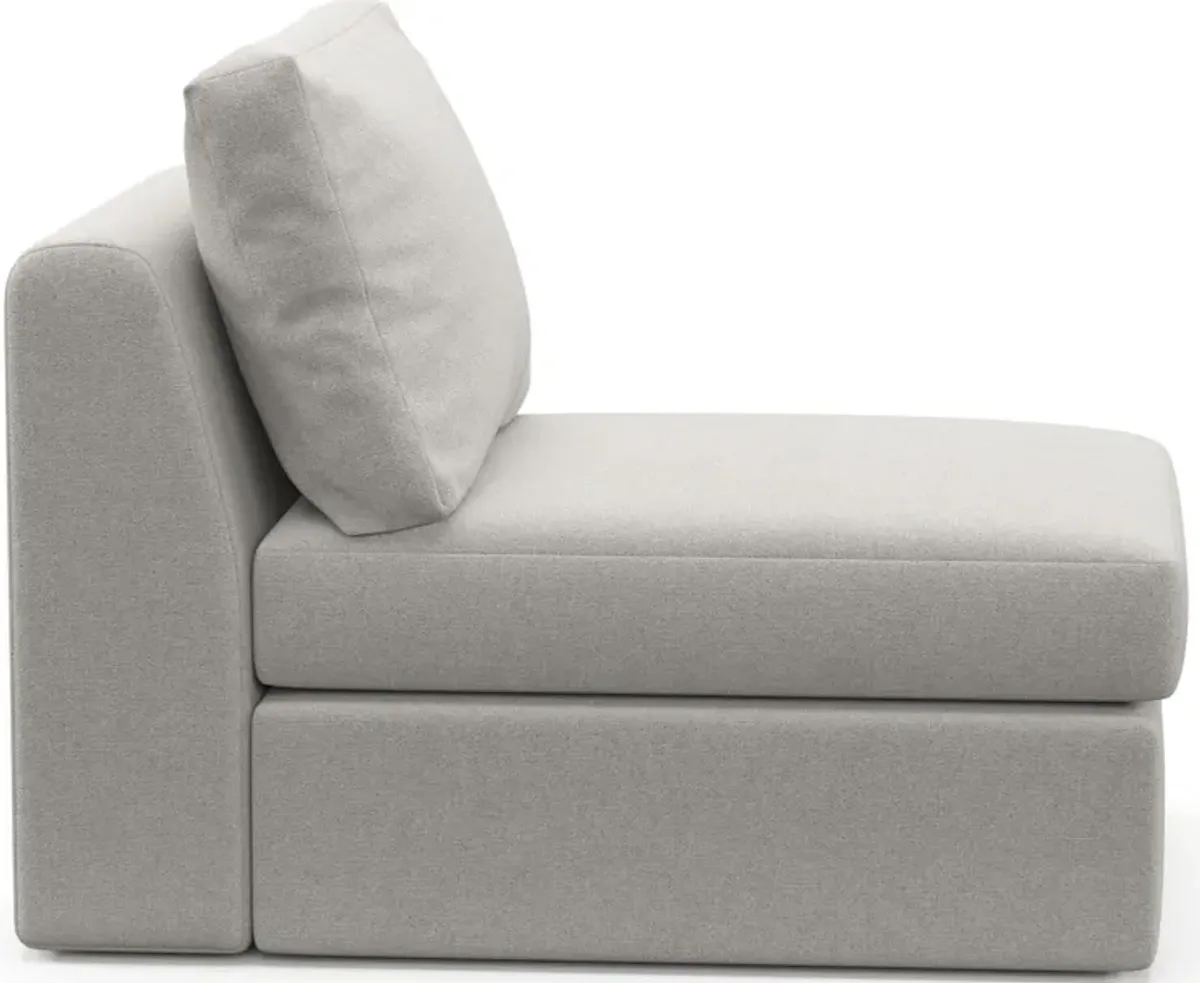 Collin Foam Comfort Armless Chair - Basker Dove