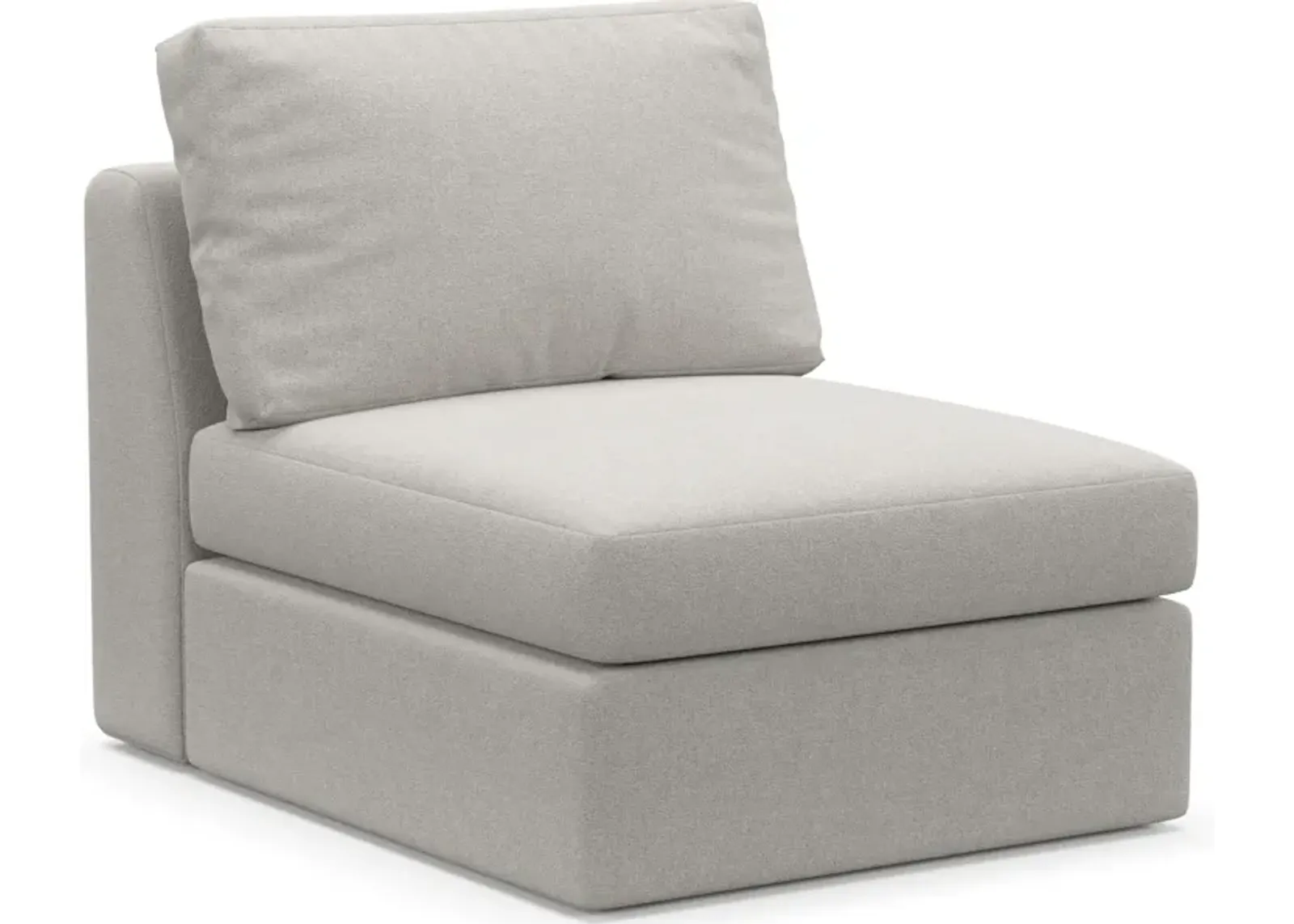 Collin Foam Comfort Armless Chair - Basker Dove