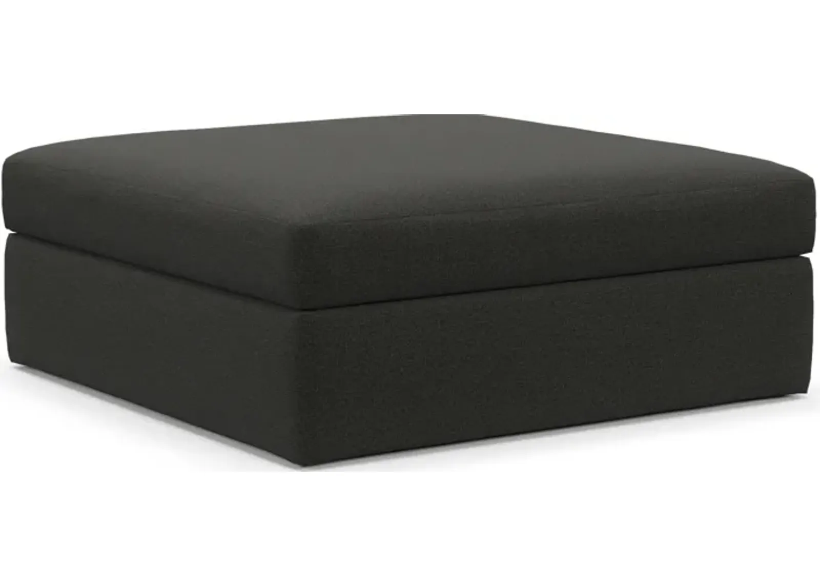 Collin Hybrid Comfort Ottoman - Liv Onyx