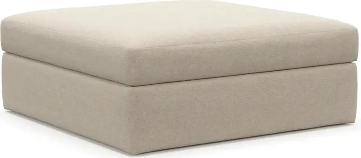 Collin Hybrid Comfort Ottoman - Basker Antique