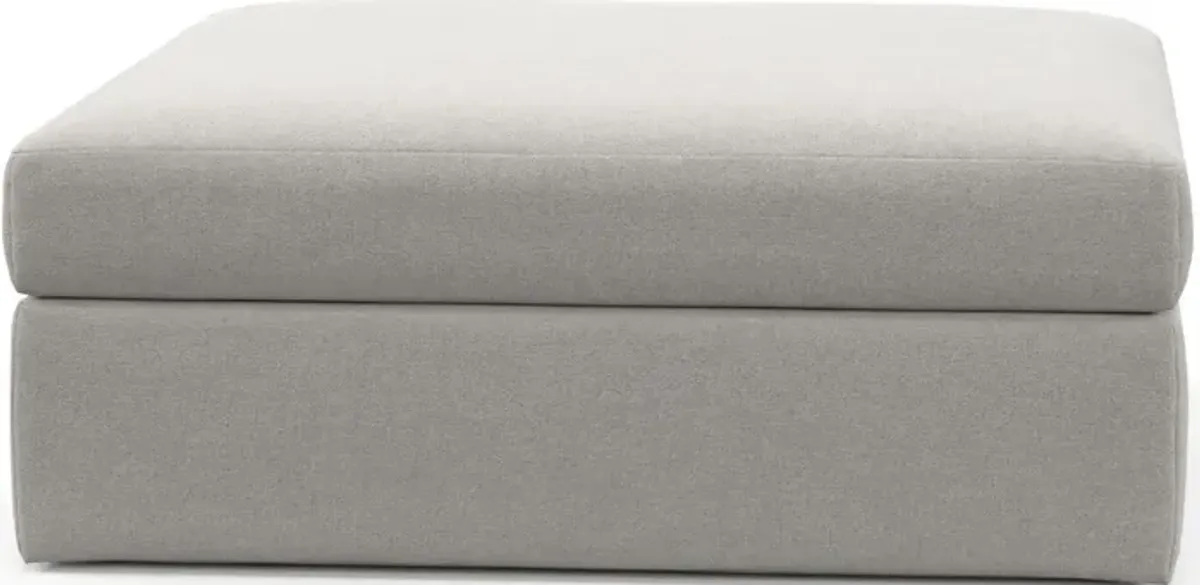 Collin Hybrid Comfort Ottoman - Basker Dove