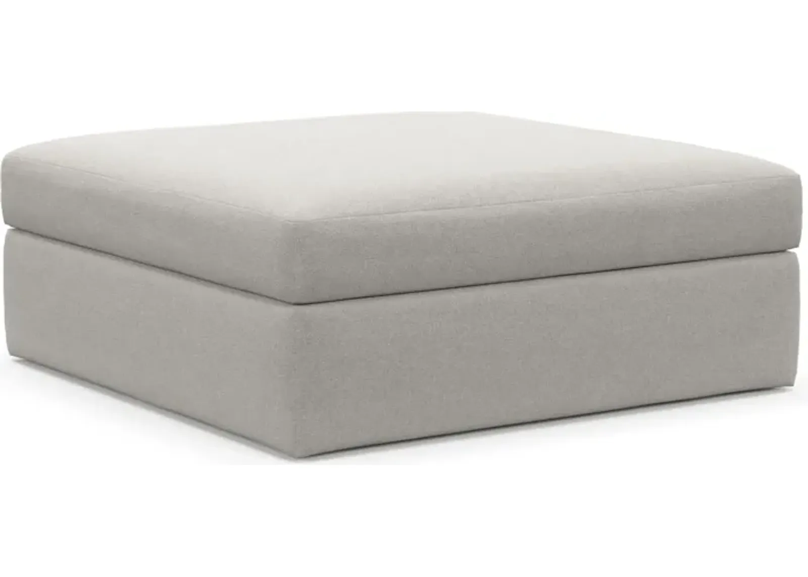 Collin Hybrid Comfort Ottoman - Basker Dove