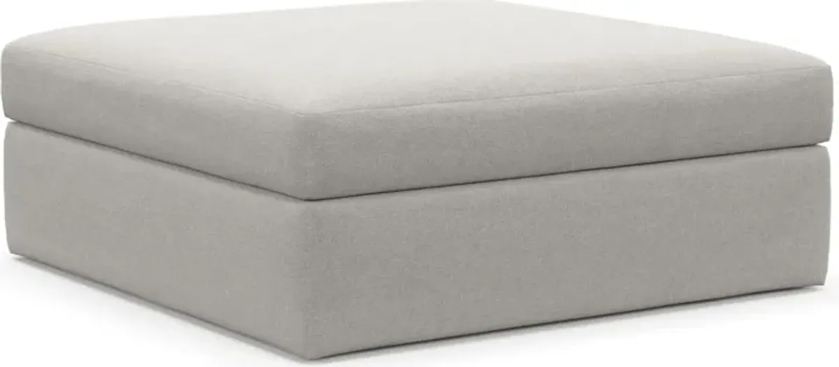 Collin Hybrid Comfort Ottoman - Basker Dove