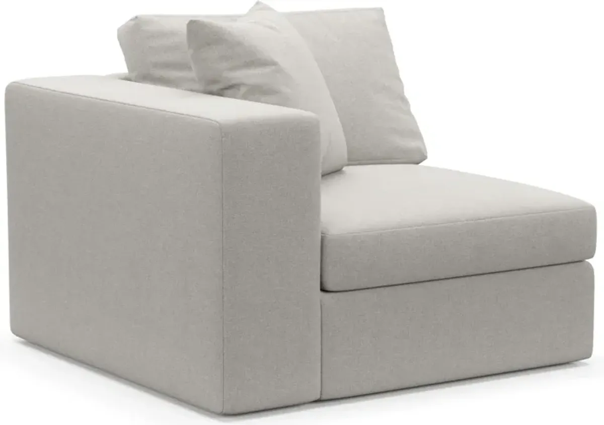 Collin Foam Comfort Left-Facing Chair - Basker Dove