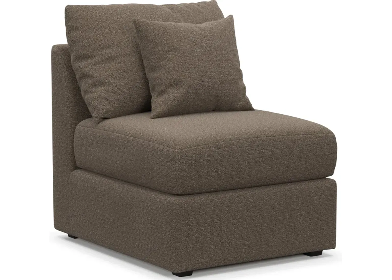 Nest Hybrid Comfort Armless Chair - Liv Umber