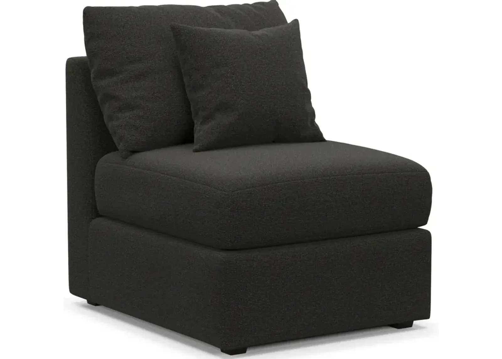 Nest Hybrid Comfort Armless Chair - Liv Onyx