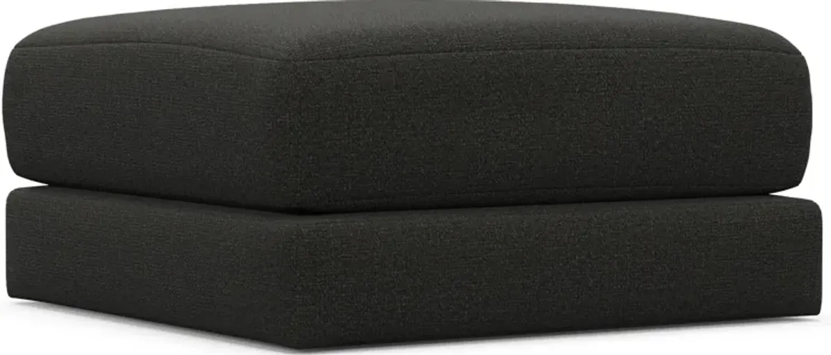 Nest Hybrid Comfort Short Ottoman - Liv Onyx