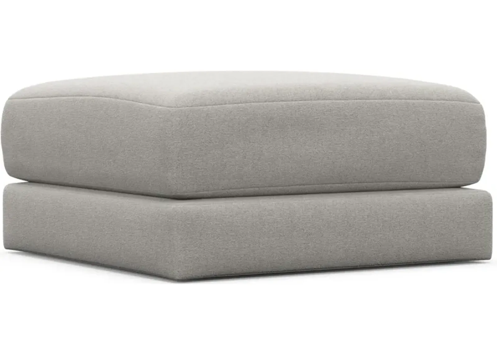 Nest Hybrid Comfort Short Ottoman - Basker Dove