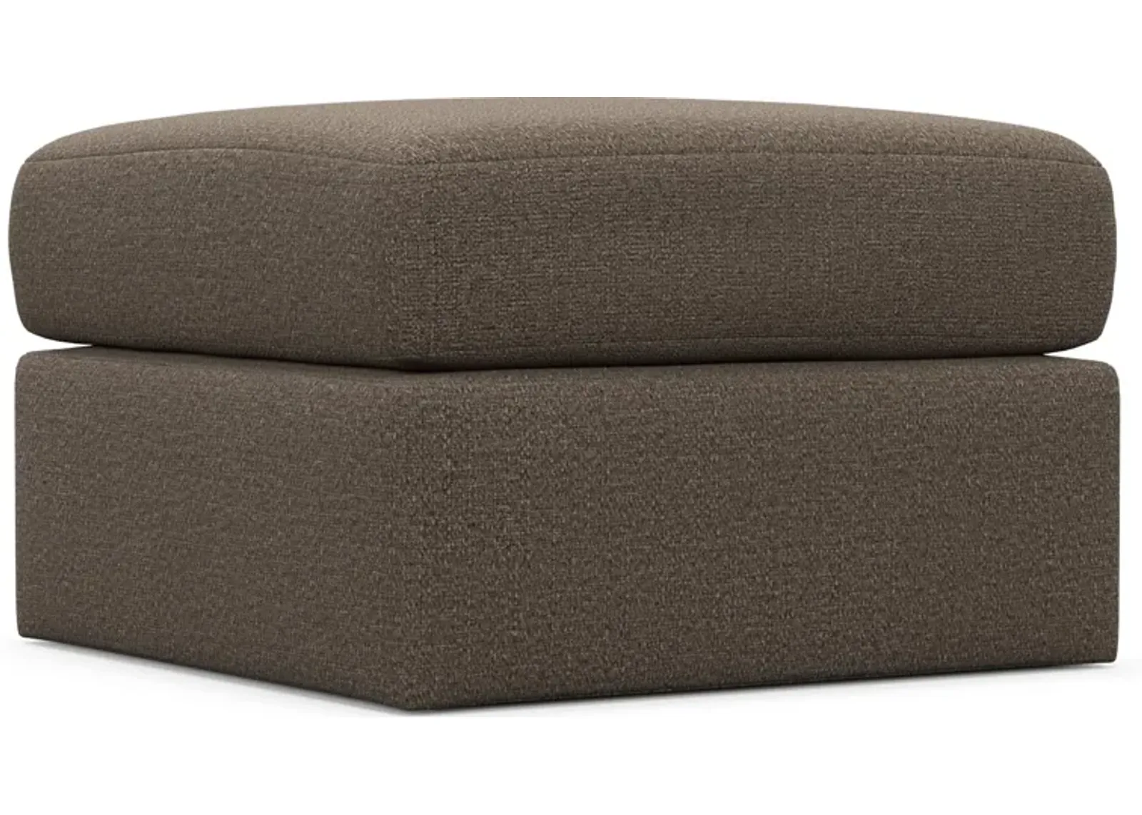 Nest Hybrid Comfort Tall Ottoman - Liv Umber