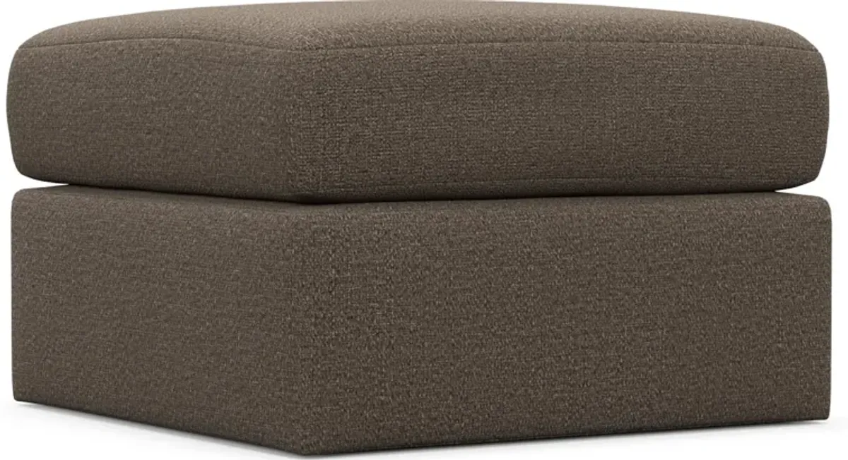 Nest Hybrid Comfort Tall Ottoman - Liv Umber