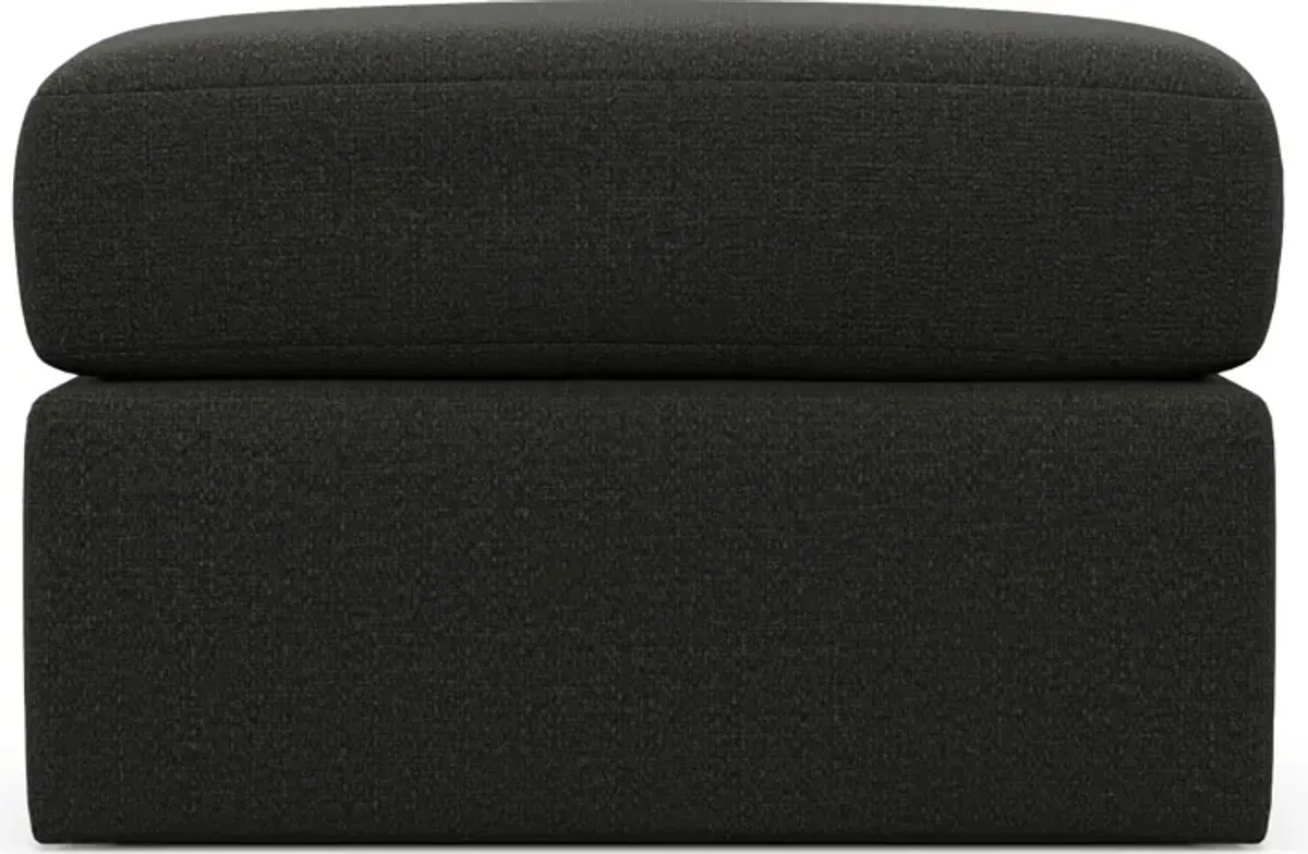 Nest Hybrid Comfort Tall Ottoman - Liv Onyx