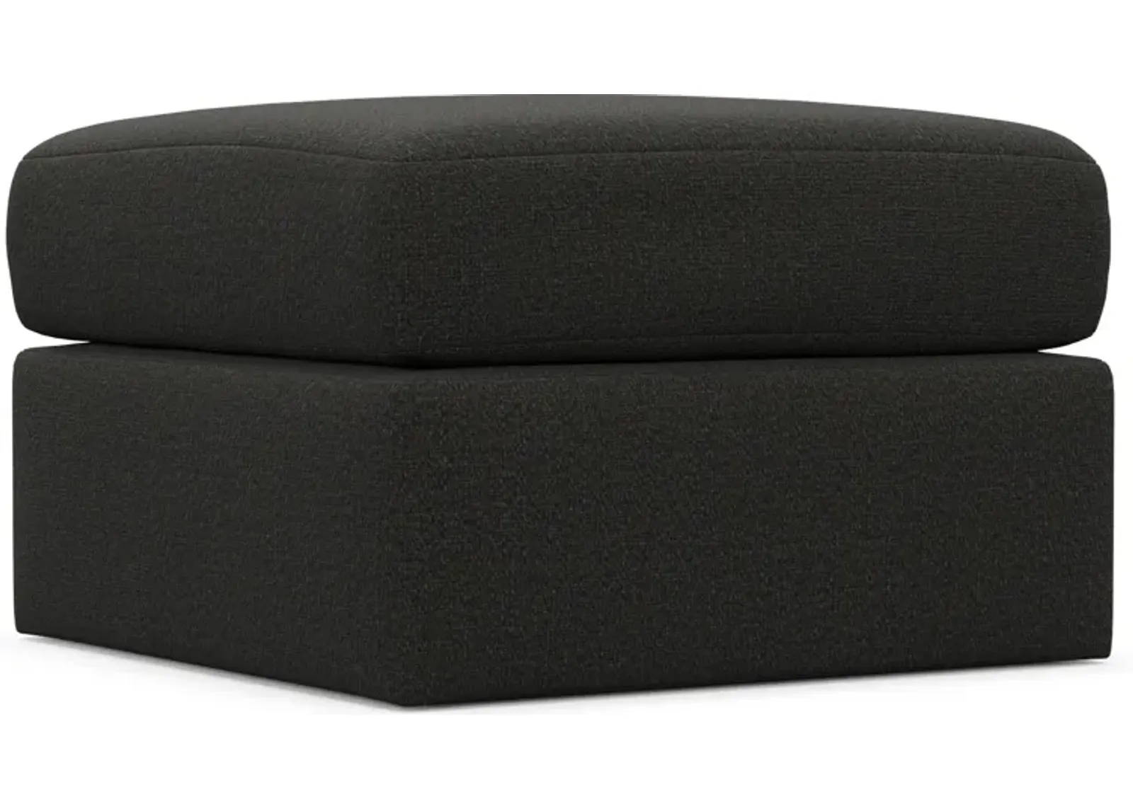 Nest Hybrid Comfort Tall Ottoman - Liv Onyx