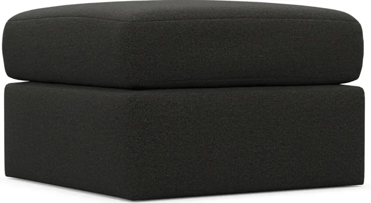 Nest Hybrid Comfort Tall Ottoman - Liv Onyx