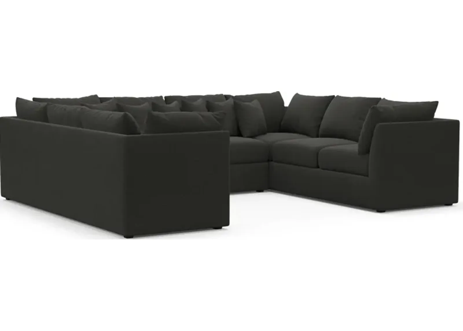 Nest Hybrid Comfort 3-Piece Pit Sectional - Liv Onyx