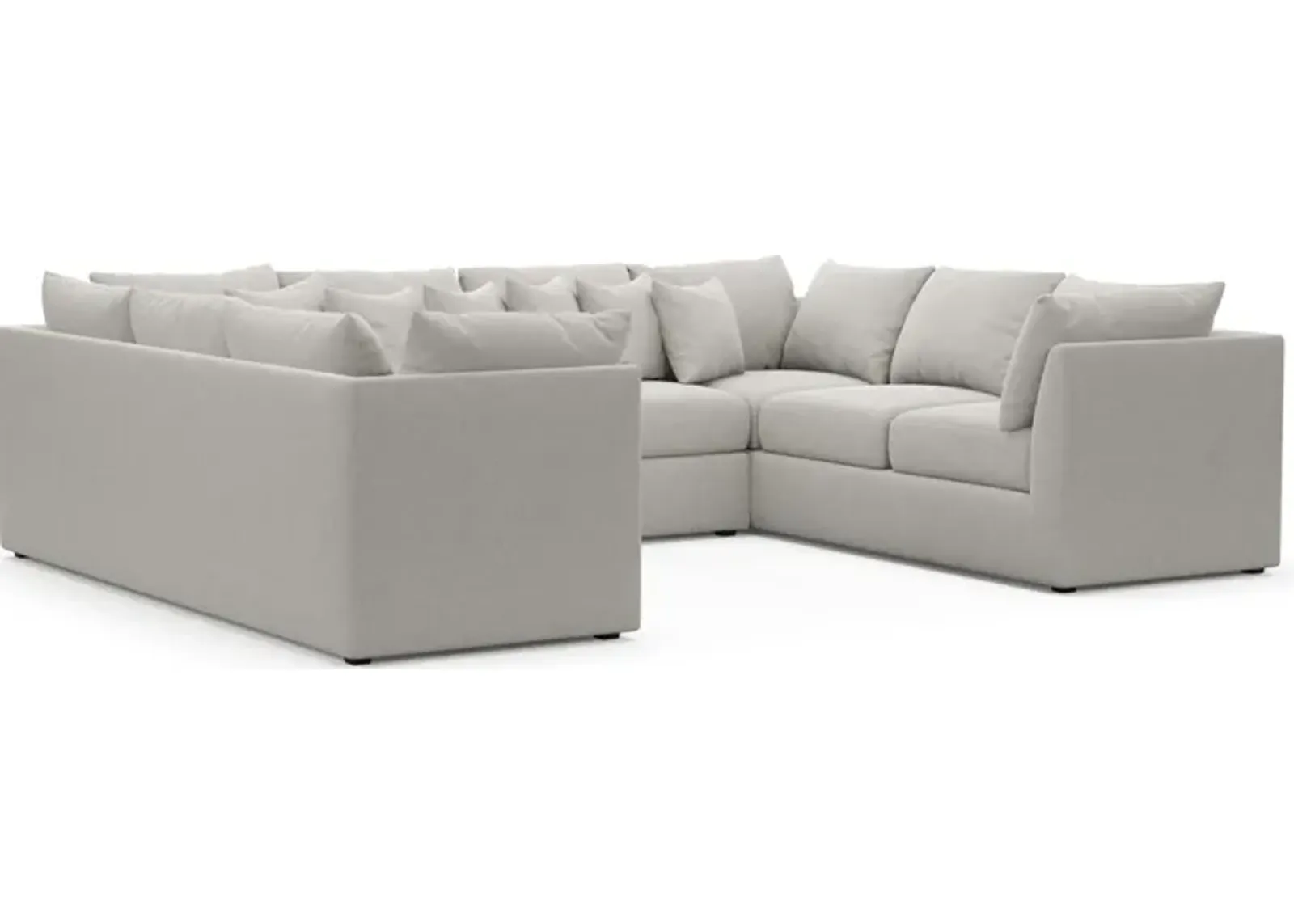 Nest Hybrid Comfort 3-Piece Pit Sectional - Basker Dove