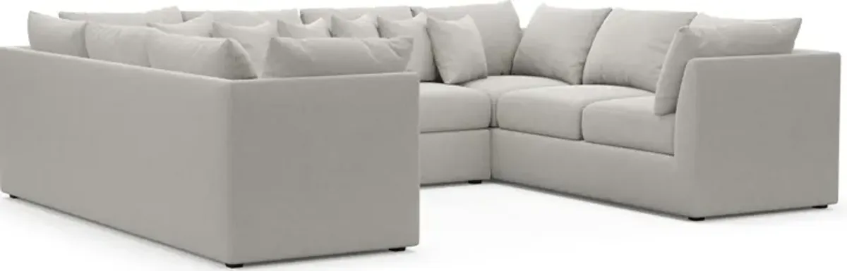 Nest Hybrid Comfort 3-Piece Pit Sectional - Basker Dove