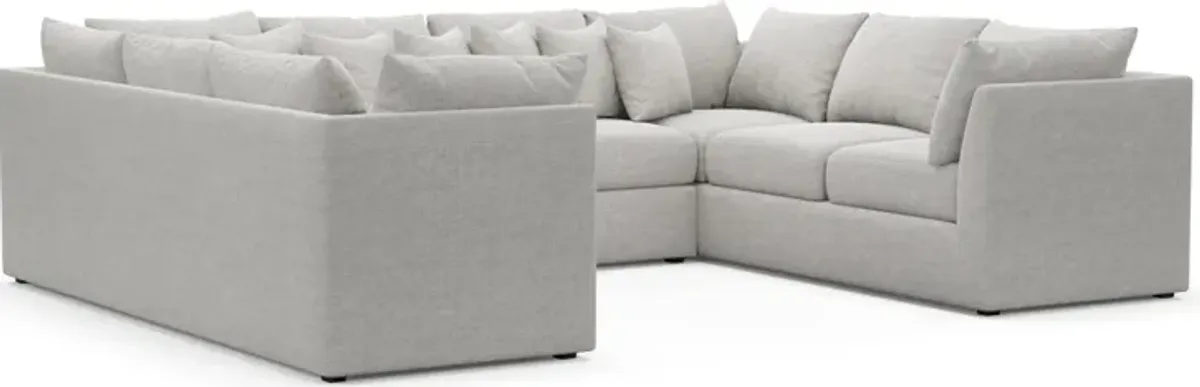 Nest Hybrid Comfort 3-Piece Pit Sectional - Adario Fog