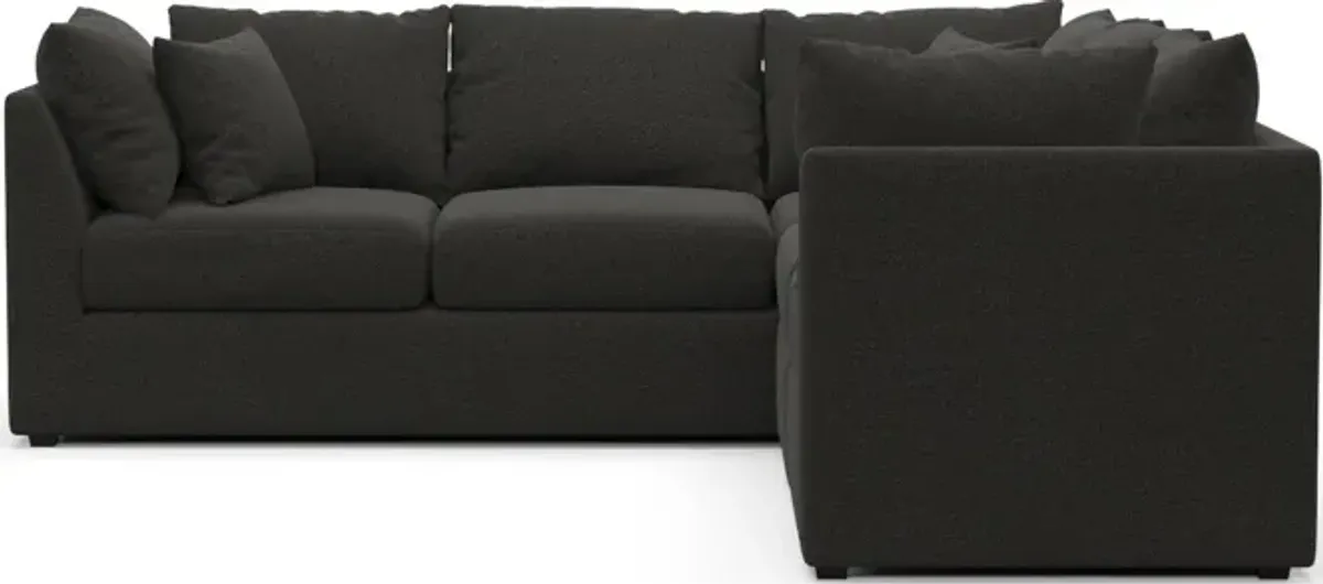 Nest Hybrid Comfort 3-Piece Small Sectional - Liv Onyx