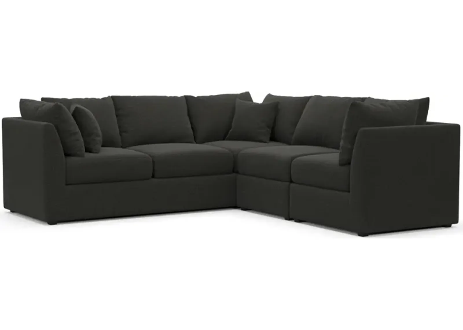 Nest Hybrid Comfort 3-Piece Small Sectional - Liv Onyx