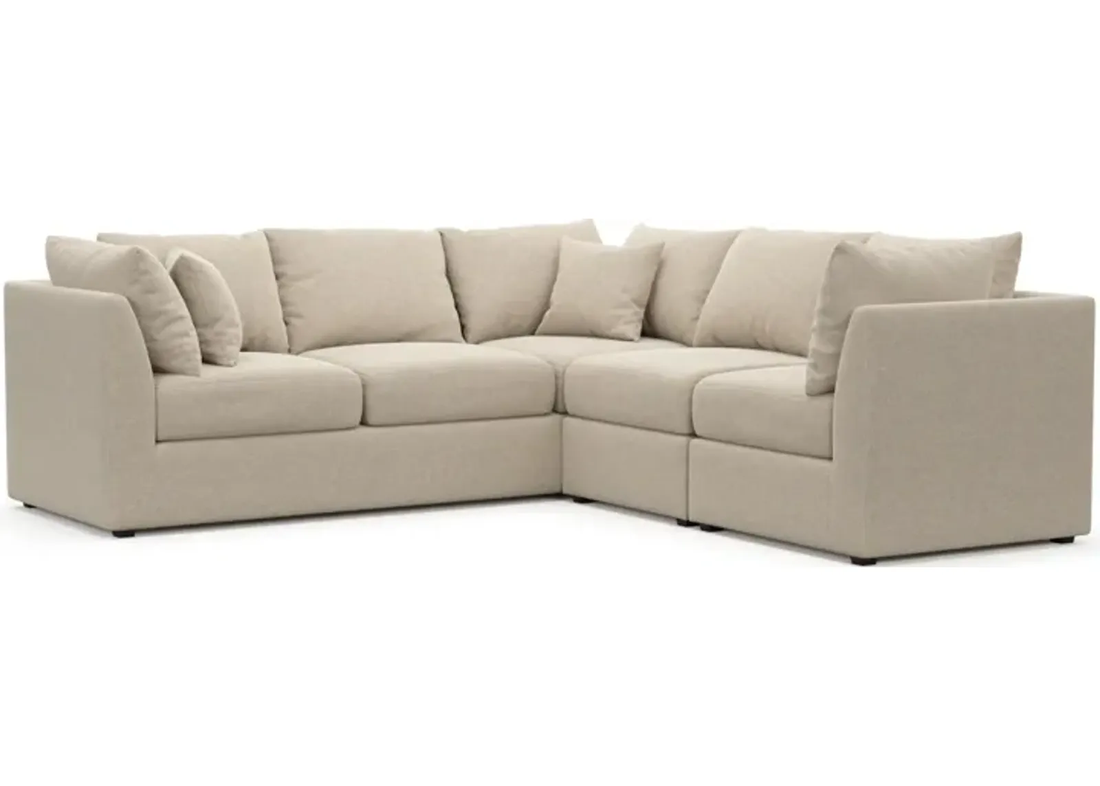 Nest Hybrid Comfort 3-Piece Small Sectional - Basker Antique