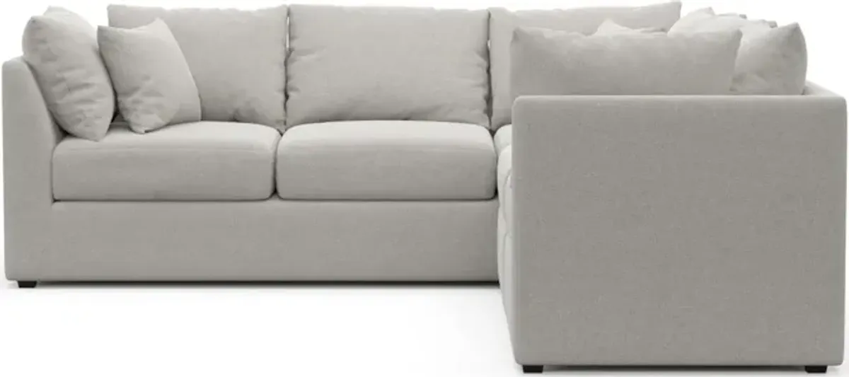 Nest Hybrid Comfort 3-Piece Small Sectional - Basker Dove