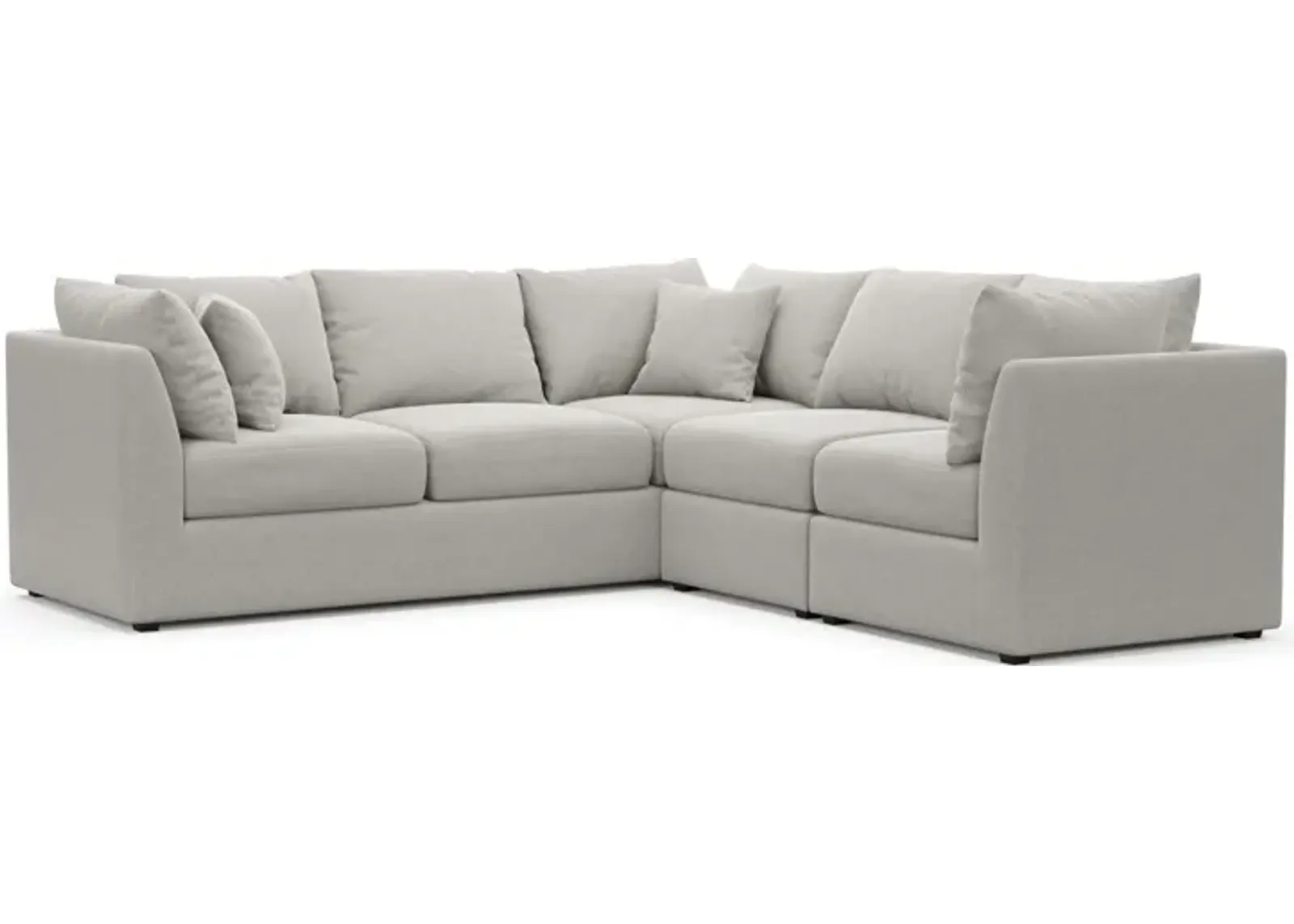 Nest Hybrid Comfort 3-Piece Small Sectional - Basker Dove