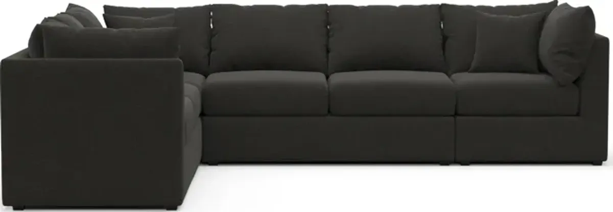 Nest Hybrid Comfort 3-Piece Large Sectional - Liv Onyx