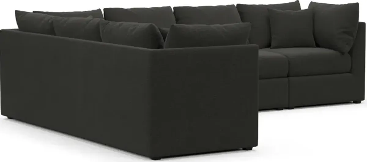 Nest Hybrid Comfort 3-Piece Large Sectional - Liv Onyx