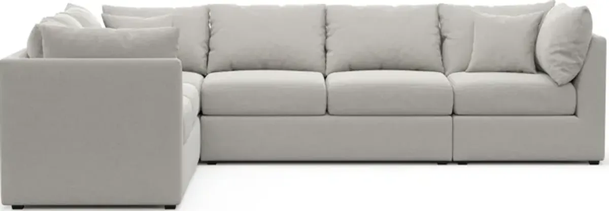 Nest Hybrid Comfort 3-Piece Large Sectional - Basker Dove