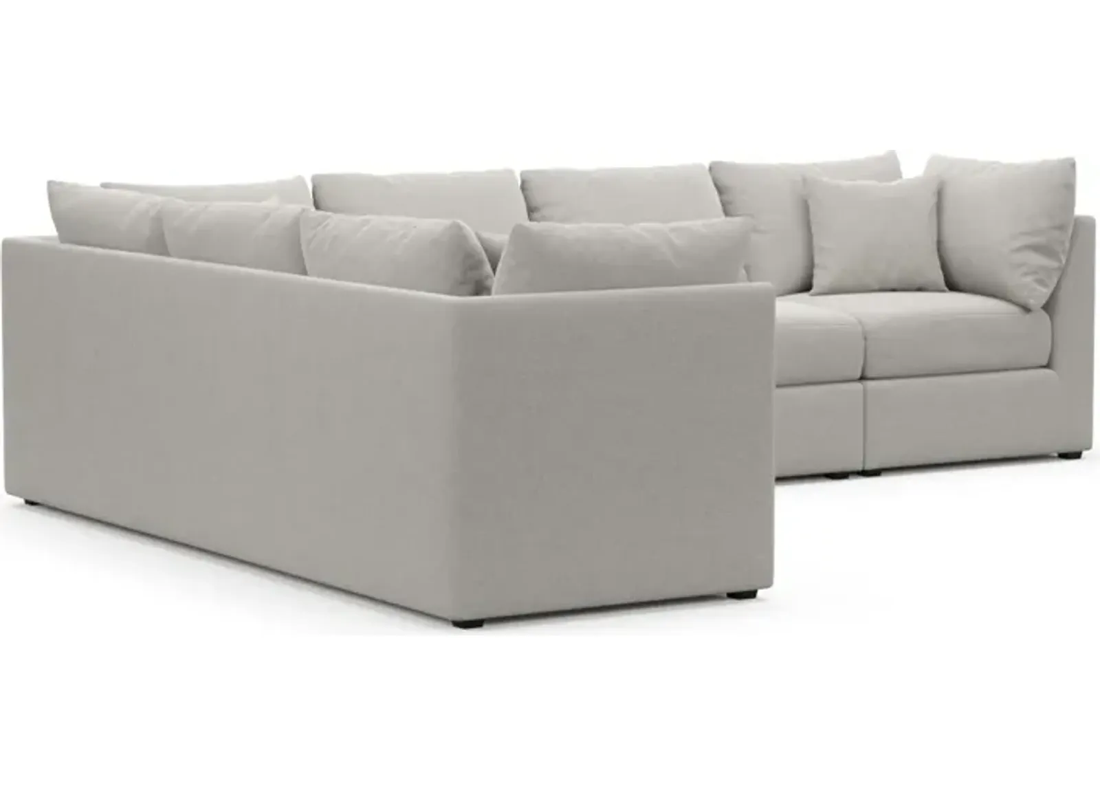 Nest Hybrid Comfort 3-Piece Large Sectional - Basker Dove