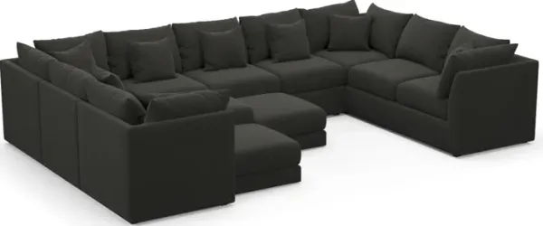 Nest Hybrid Comfort 9-Piece Large Pit Sectional - Liv Onyx