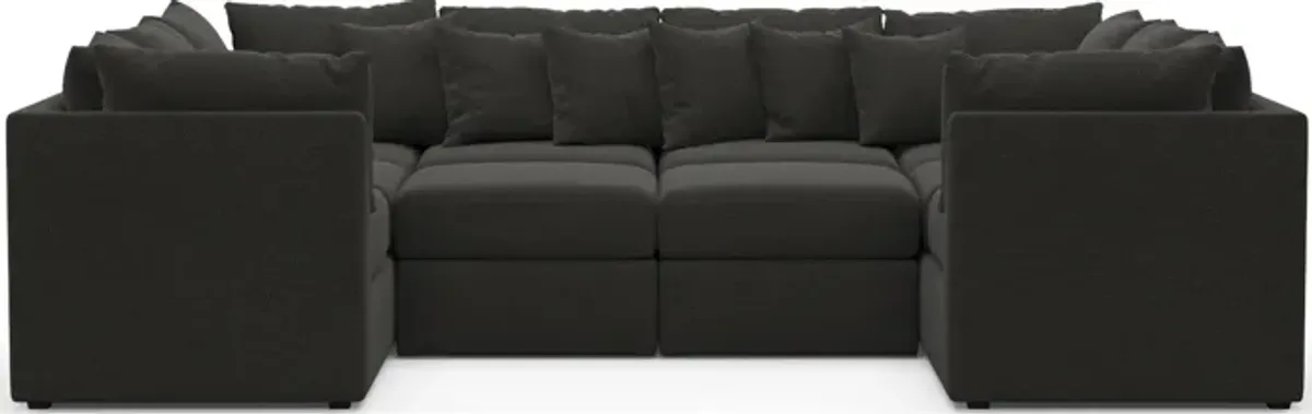 Nest Hybrid Comfort 5-Piece Pit Sectional - Liv Onyx