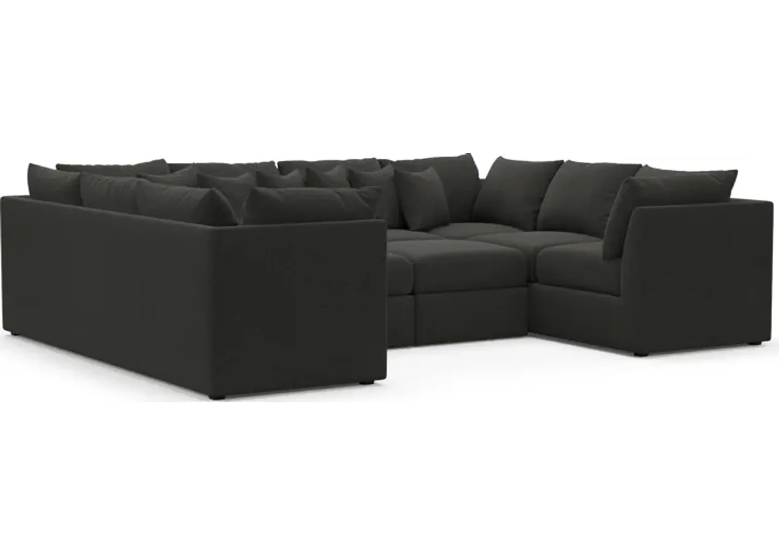 Nest Hybrid Comfort 5-Piece Pit Sectional - Liv Onyx