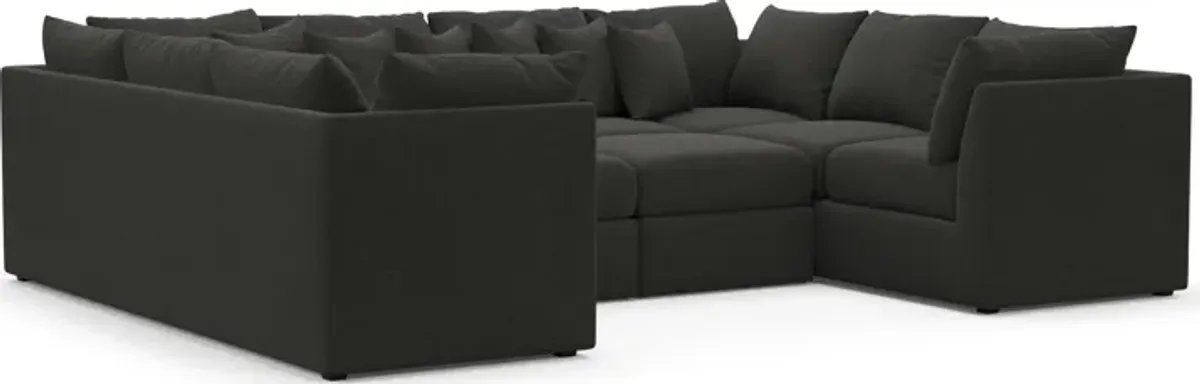 Nest Hybrid Comfort 5-Piece Pit Sectional - Liv Onyx