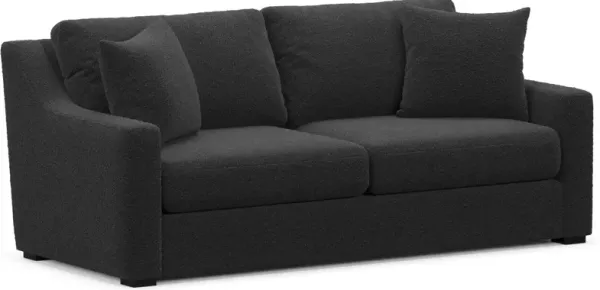 Dobson Foam Comfort Sofa - Bloke Obsidian