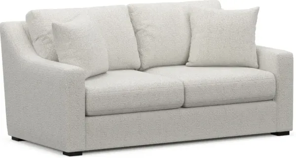 Dobson Foam Comfort Loveseat - River Rock Ivory