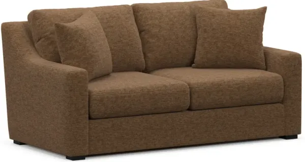 Dobson Foam Comfort Loveseat - Balvi Truffle