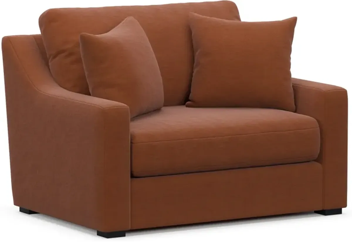 Dobson Foam Comfort Chair and a Half - Merrimac Brick
