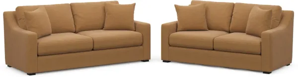 Dobson Foam Comfort 2 Pc. Living Room - Merrimac Topaz