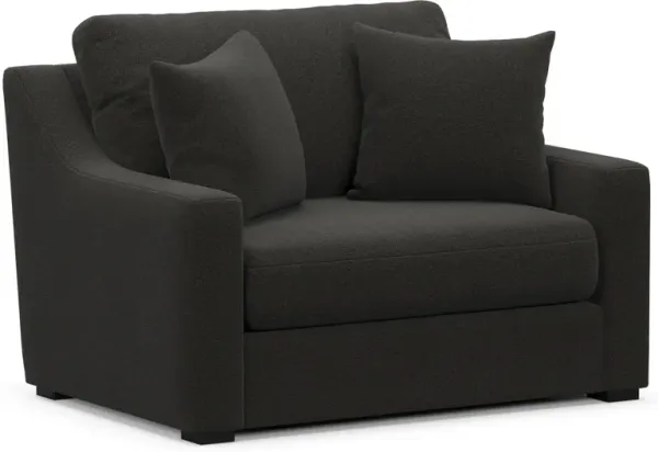 Dobson Foam Comfort Chair and a Half - Liv Onyx