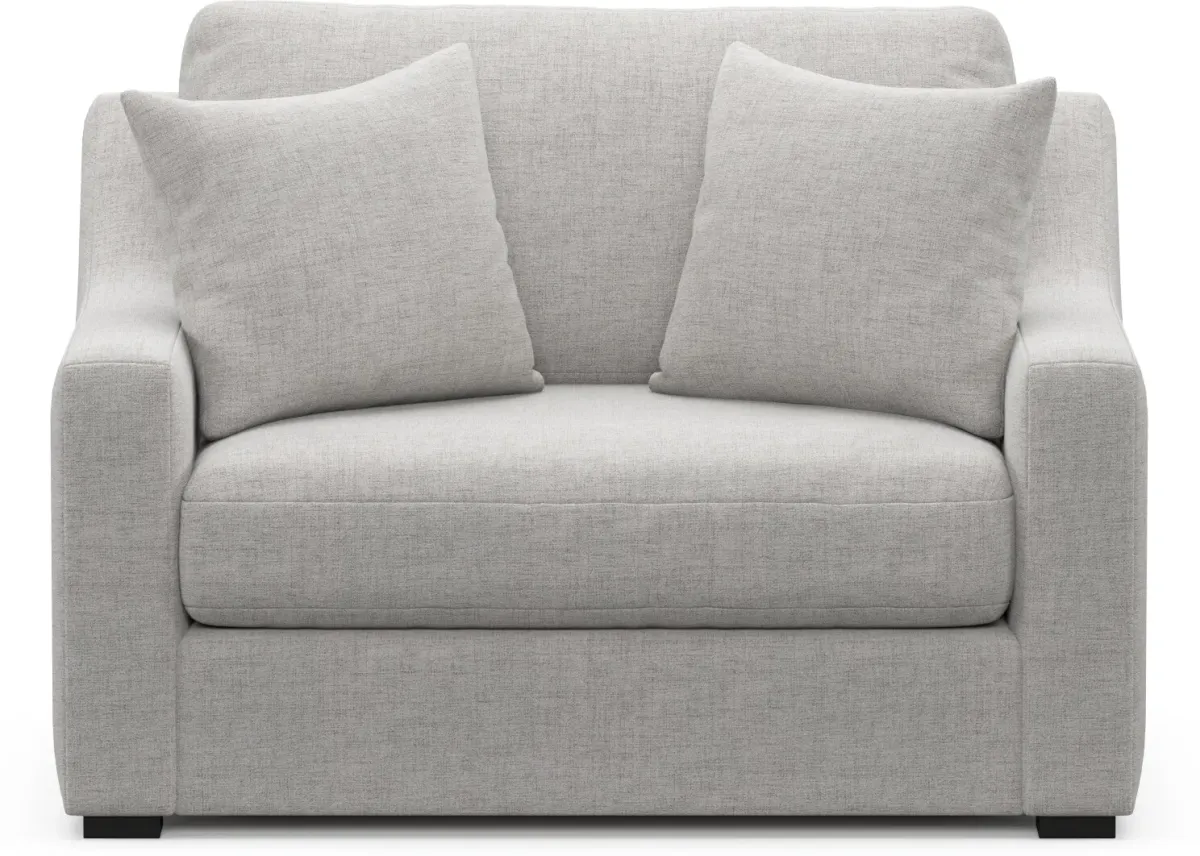 Dobson Foam Comfort Chair and a Half - Adario Fog